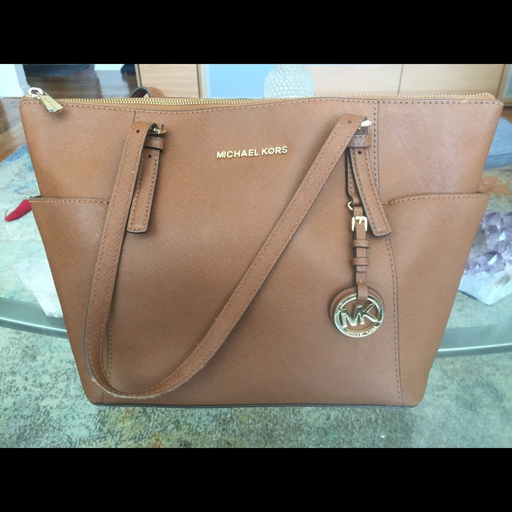 Michael Kors tan bag
